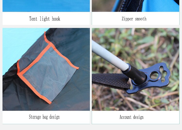 Cheap Goat Tents Automatic multi person double layer 5 8 people hexagonal tent outdoor camping camping rain tent Tents 